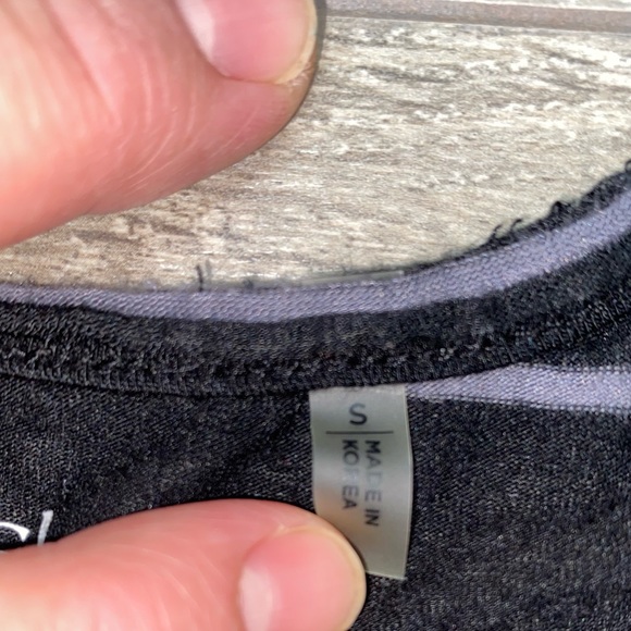 Caslon Modal Shirt Black Small | Extra Long Modal Shirt Size Small - Picture 9 of 11